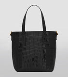 Saint Laurent mini toy croc-embossed tote bag (British brand)