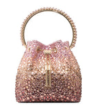 Jimmy Choo Bon Bon top-handle bag with crystal-embellished handle - UK version