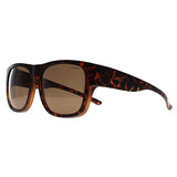 Polaroid PLD 9010/S Fitover Brown sunglasses (British brand)