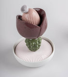 Lladró porcelain Imaginary Flower III Gardens of Valencia scent diffuser, UK version