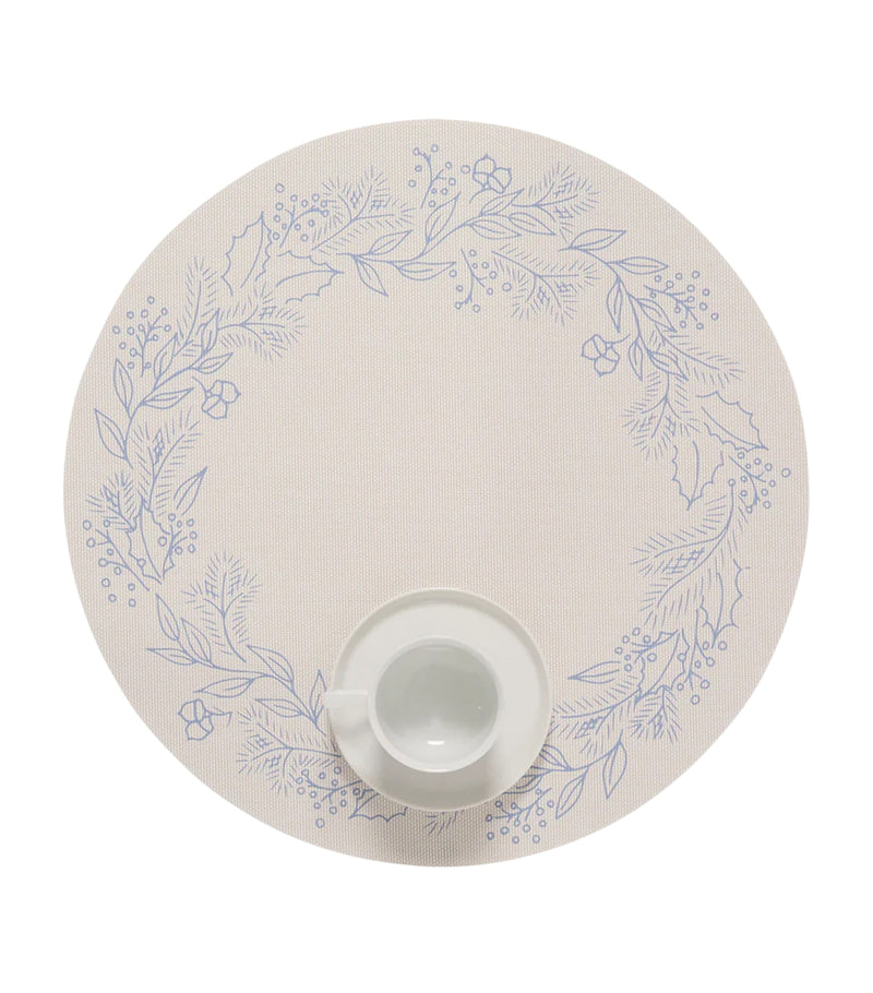 Chilewich x Martha Stewart wreath placemat 38cm - British product