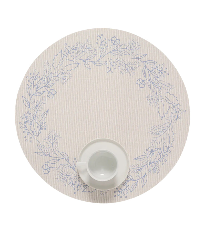 Chilewich x Martha Stewart wreath placemat 38cm - British product