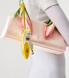 Christian Louboutin leather banana bag charm, imported from the UK
