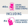 Veet Sensitive Wax Strips Legs Body 40 pack (British brand)