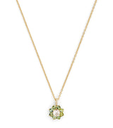 Harrods Jennifer Meyer Yellow Gold and Tourmaline Flower Necklace- Buy online at McGrocer