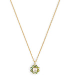 Jennifer Meyer 18kt gold and tourmaline flower necklace, UK version