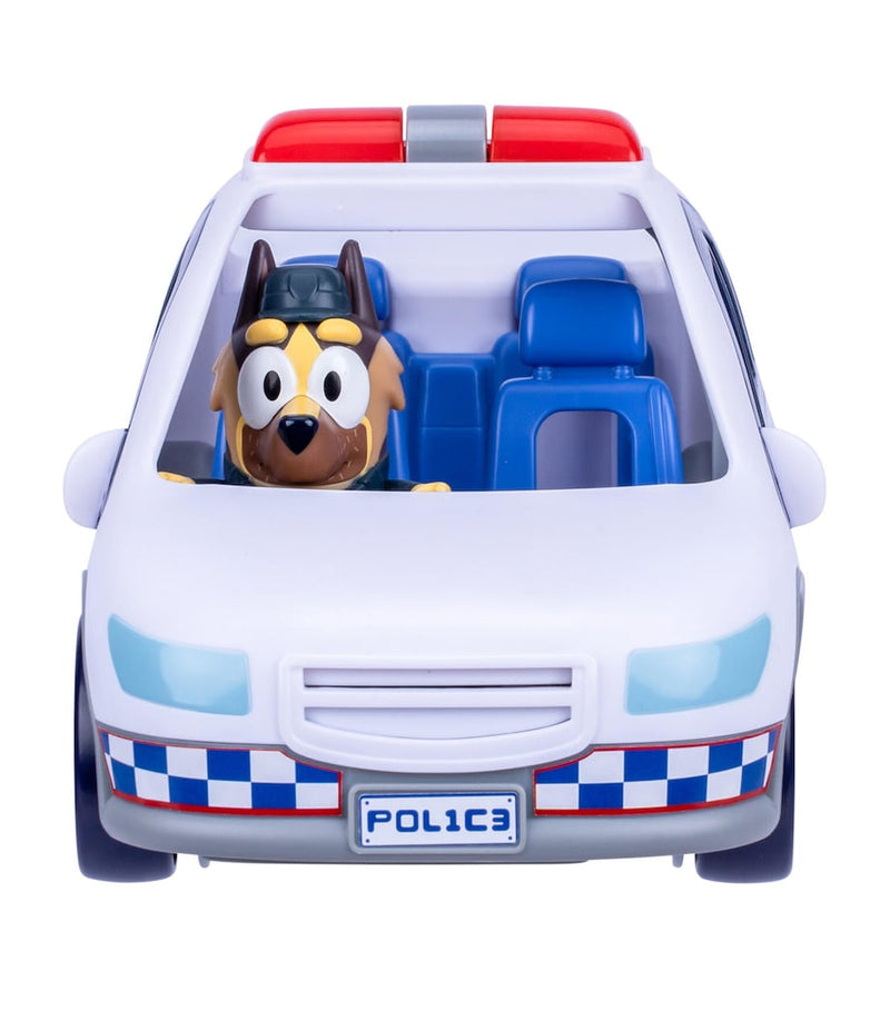 Bluey Police Car Playset with police officer figure - British product