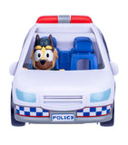 Bluey Police Car Playset with police officer figure - British product