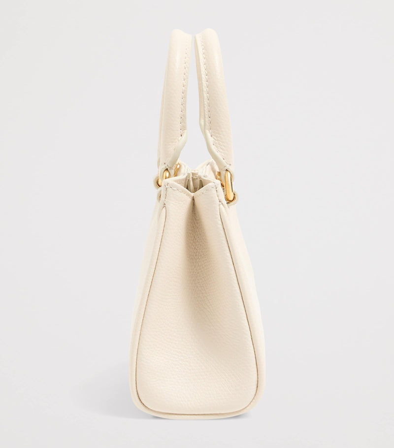 Valentino Garavani VLogo Mini top-handle bag in grained leather (British brand)