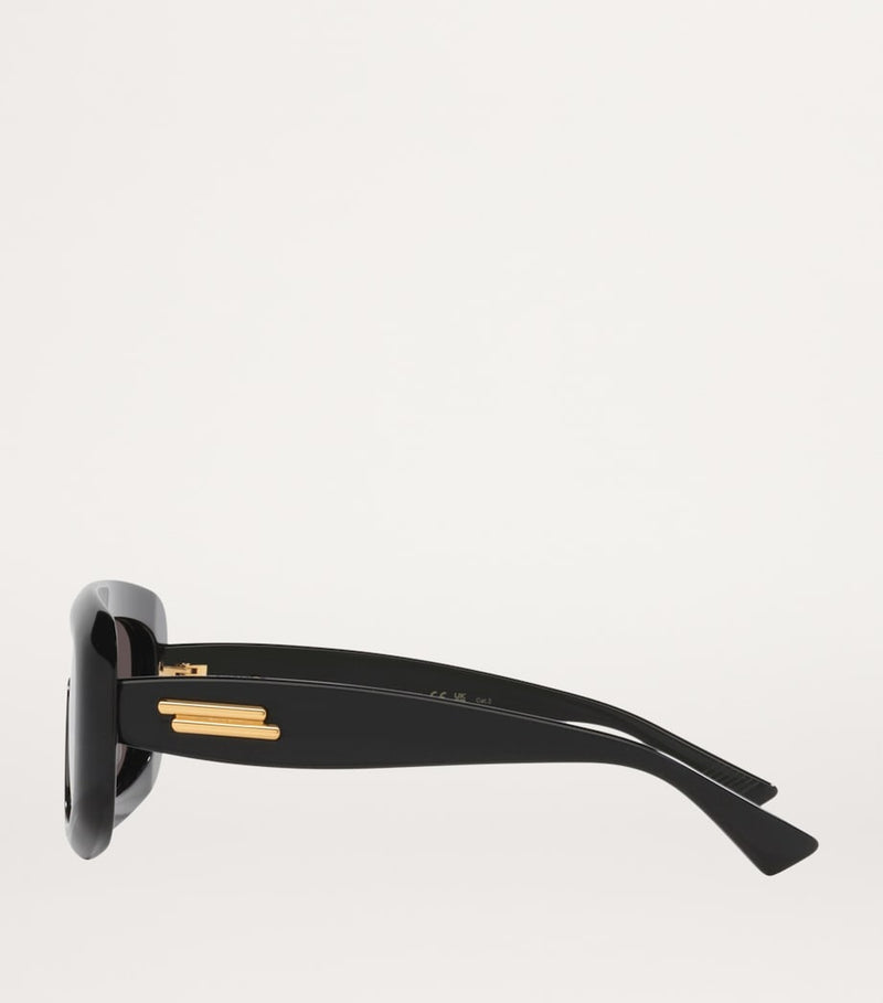 Bottega Veneta aviator sunglasses, imported from the UK