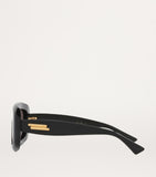 Bottega Veneta aviator sunglasses, imported from the UK