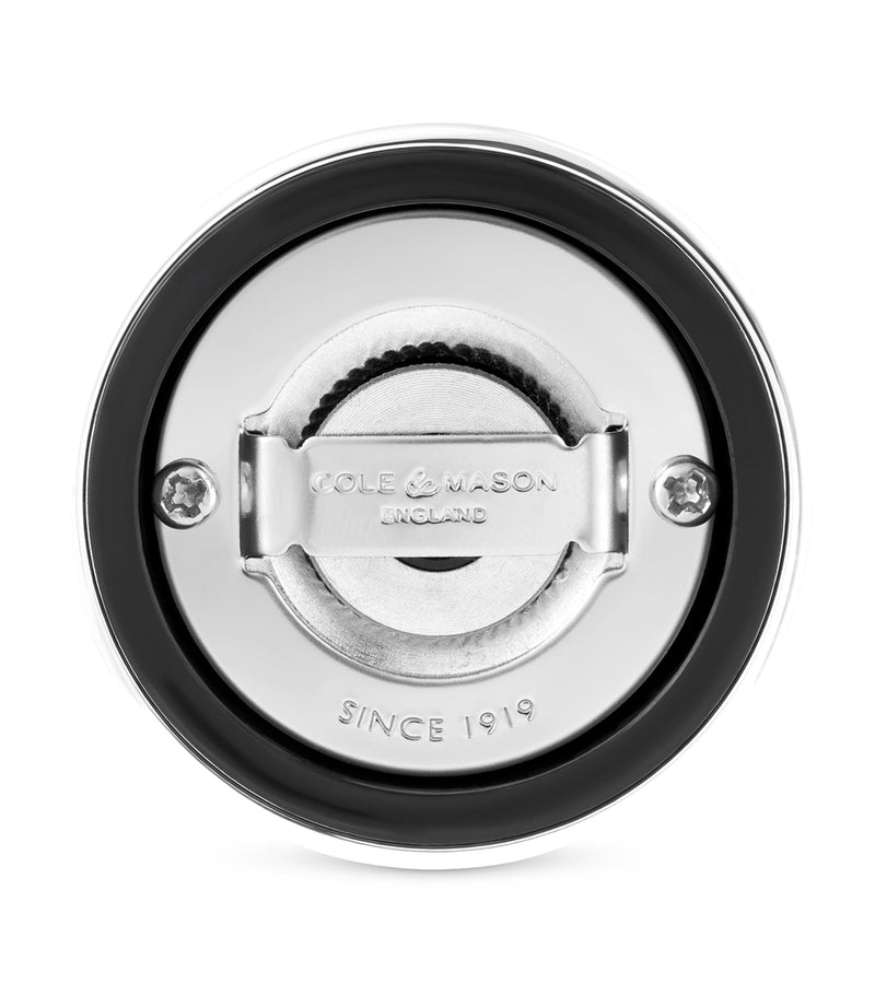 Cole & Mason Silver-Plated Hoxton salt and pepper mills - British product