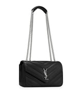 Harrods Saint Laurent Small Matelassé Loulou Shoulder Bag- Buy online at McGrocer