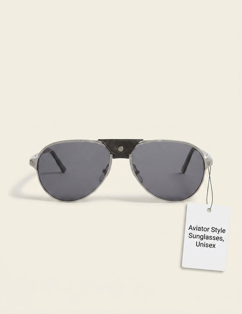 Cartier CT0034S pilot-frame sunglasses 15cm, imported from the UK