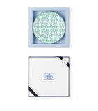 Set of 2 Geometric Print Dessert Plates 22cm