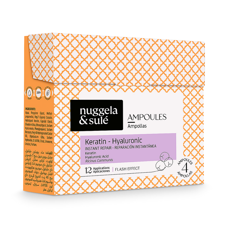 Nuggela & Sule Keratin Hyaluronic pack 4 x 10 ml, UK version
