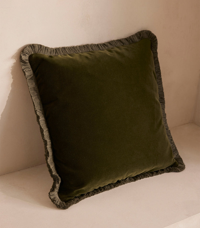 Soho Home Velvet Margeaux cushion 50cm x 50cm (British brand)