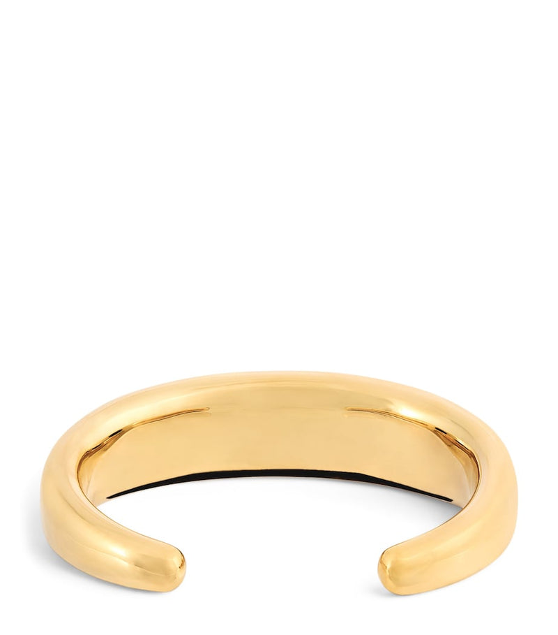 LIÉ STUDIO gold-plated Emma cuff bangle, imported from the UK