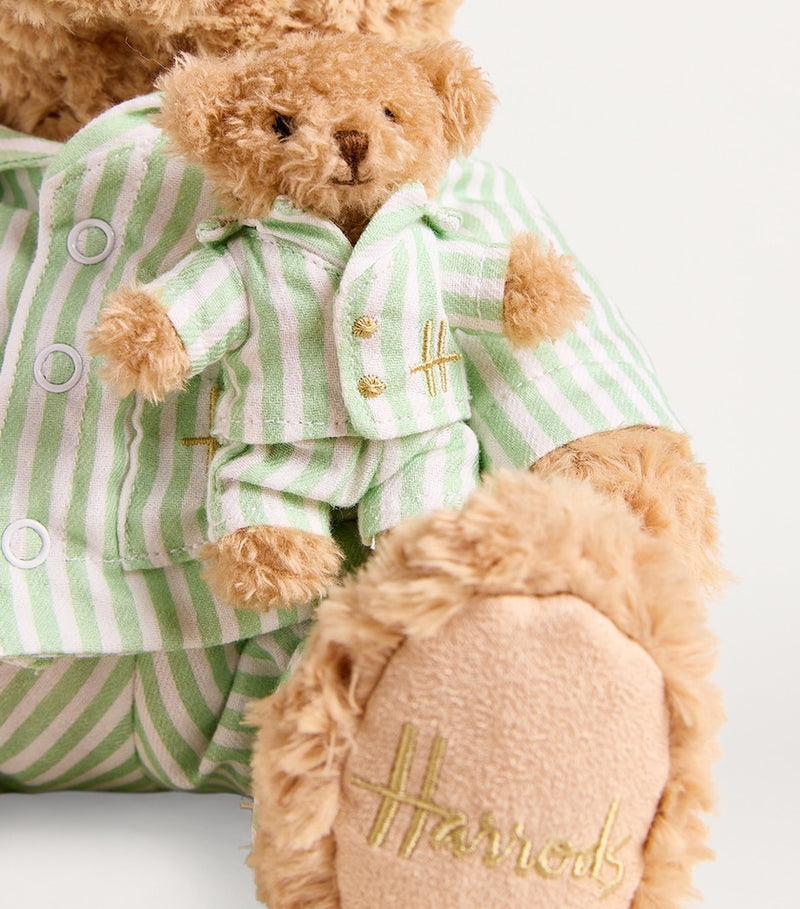 Harrods pyjama bear soft toy 24cm, UK version