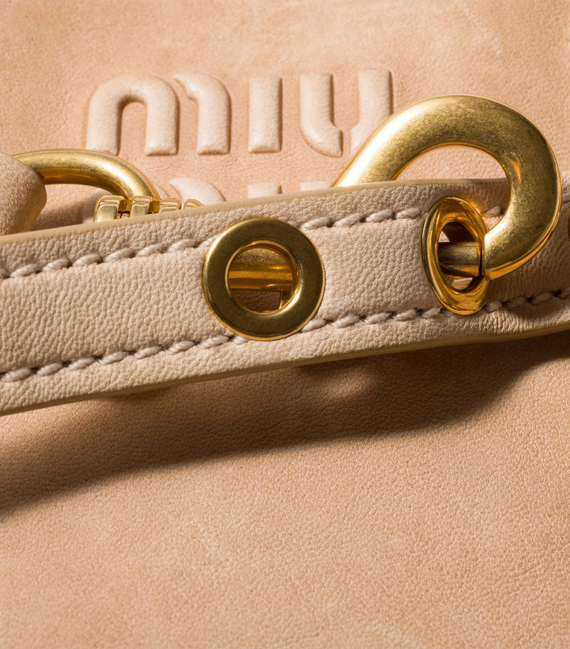 Miu Miu Aventure top-handle bag in Nappa leather, UK version