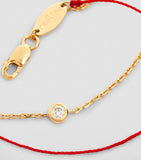 Redline yellow gold Pure Duo bracelet 16.5cm, imported from the UK