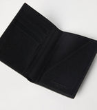 Calfskin Passport Holder with Four Card Slots and Double Bill Compartment