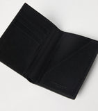 Calfskin Passport Holder with Four Card Slots and Double Bill Compartment