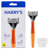 Superdrug Harry's Truman Razor With Blade Bright Orange- Buy online at McGrocer