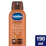 Superdrug Vaseline Intensive Care Cocoa Radiant Spray Moisturiser 190ml Body Lotion- Buy online at McGrocer