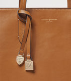 Aspinal of London leather East West tote bag - British product
