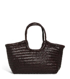 Dragon Diffusion large woven leather Nantucket tote bag (British brand)