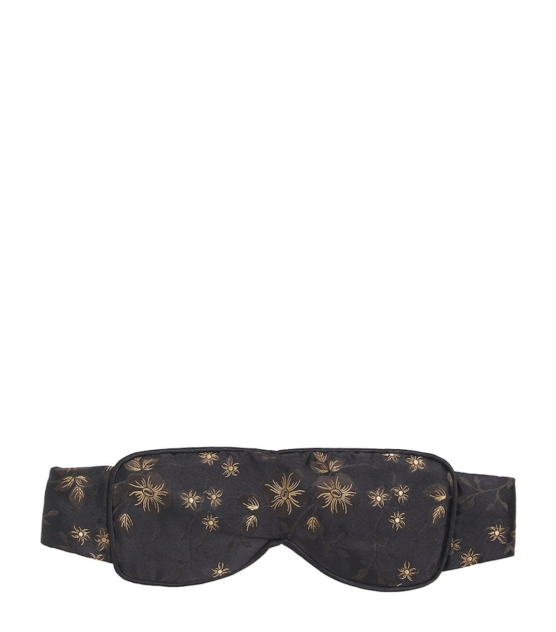 Daniel Hanson silk night floral eye mask (British brand)