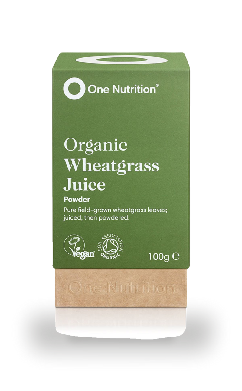 One Nutrition organic wheat grass juice capsules 500mg (British brand)