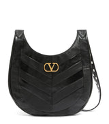 Harrods Valentino Garavani Small Leather Hoboho Shoulder Bag- Buy online at McGrocer