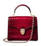 Aspinal of London Mayfair midi top-handle bag, imported from the UK