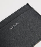 Paul Smith leather card holder with Signature Stripe lining (British brand)