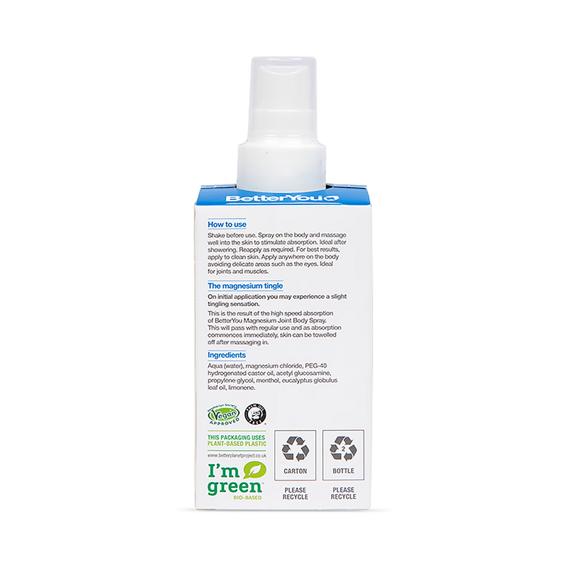 BetterYou Magnesium Joint Spray 100ml - British product