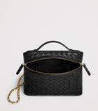 Bottega Veneta small leather soft vanity case H14cm W19cm D3cm (British brand)