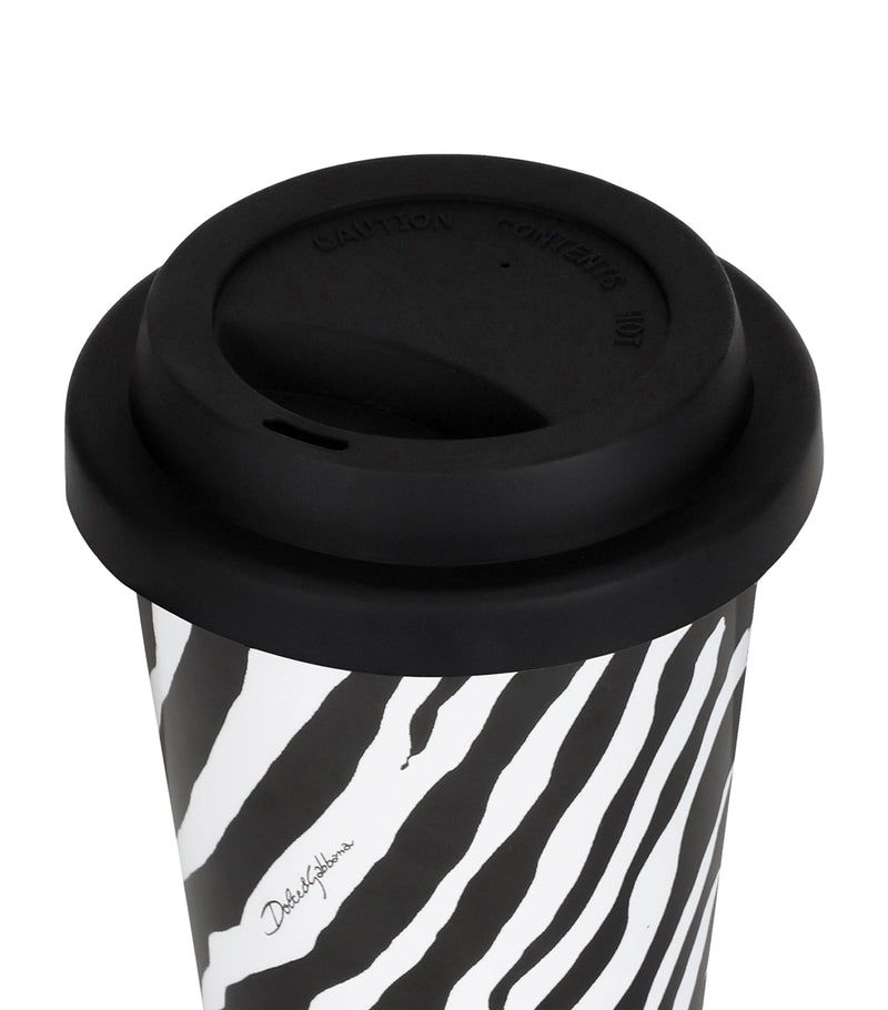 Dolce&Gabbana Casa ceramic zebra travel mug - British product