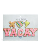 Becco Bags Vacay 4-piece patch set - British product