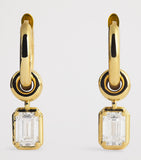 Spinelli Kilcollin Zahra hoop earrings 18k yellow gold diamond, UK version