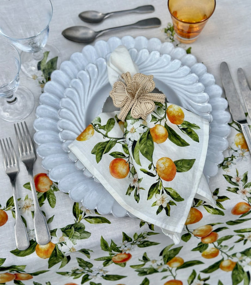 Summerill & Bishop linen napkin L'Orangerie 50cm x 50cm (British brand)