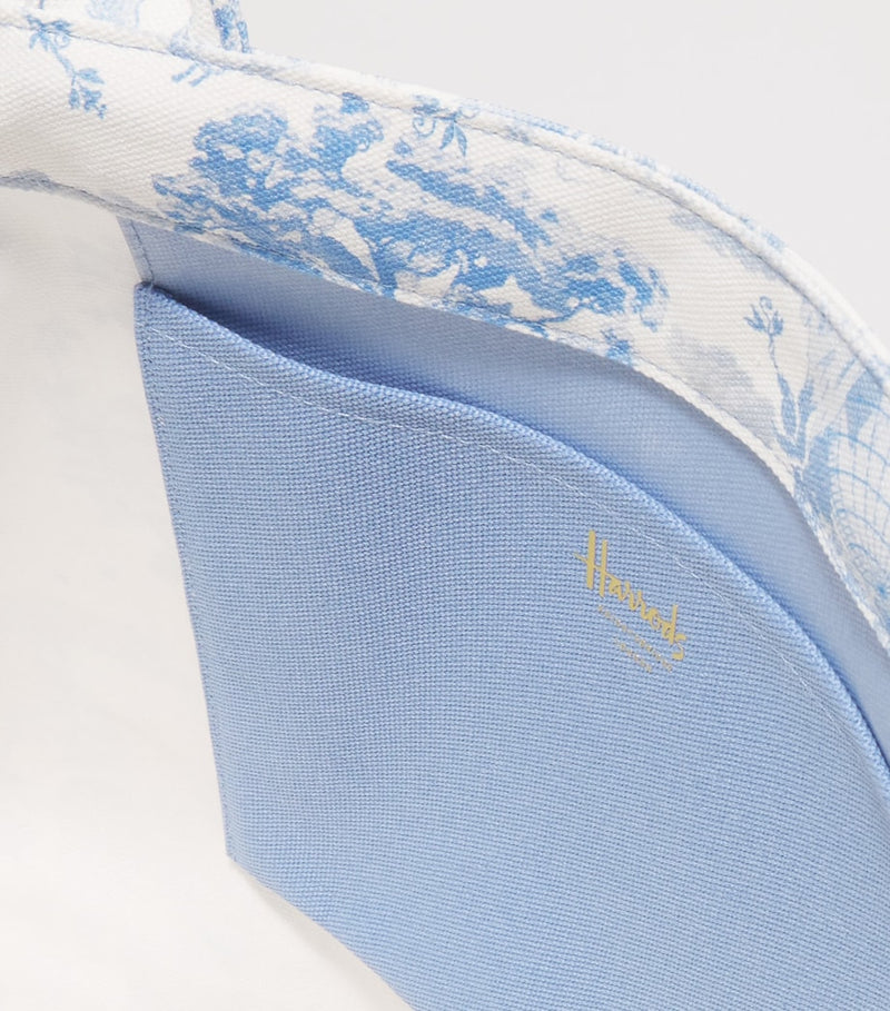 Harrods medium toile print tote bag (British brand)