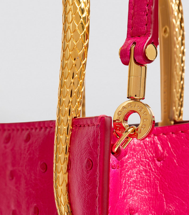 Bvlgari Ostrich Leather Serpentine cross-body bag, UK version