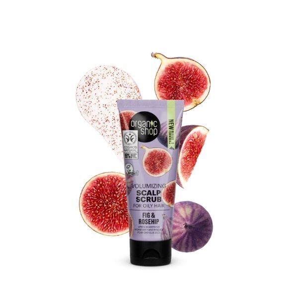 Organic Shop Volumizing Scalp Scrub for Oily Hair 75ml, UK version
