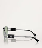 Versace Sunglasses Steel 0VE2251, imported from the UK