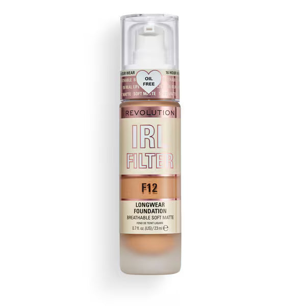 Revolution IRL Filter Longwear Foundation F12, imported from the UK