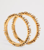 Suzanne Kalan yellow gold and diamond tech ring jackets size 8.5 (British brand)