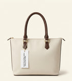 Burberry Primrose top-handle bag archive beige check, imported from the UK