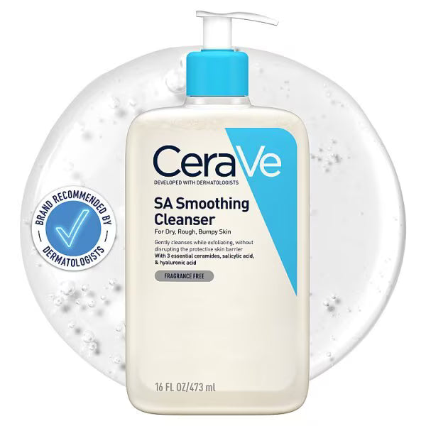 CeraVe SA Cleanser Dry Rough Bumpy Skin 473ml - British product